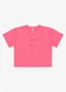 Rovi Kids - Blusa Feminina Infantil Meia Malha Preto - variação: Rosa