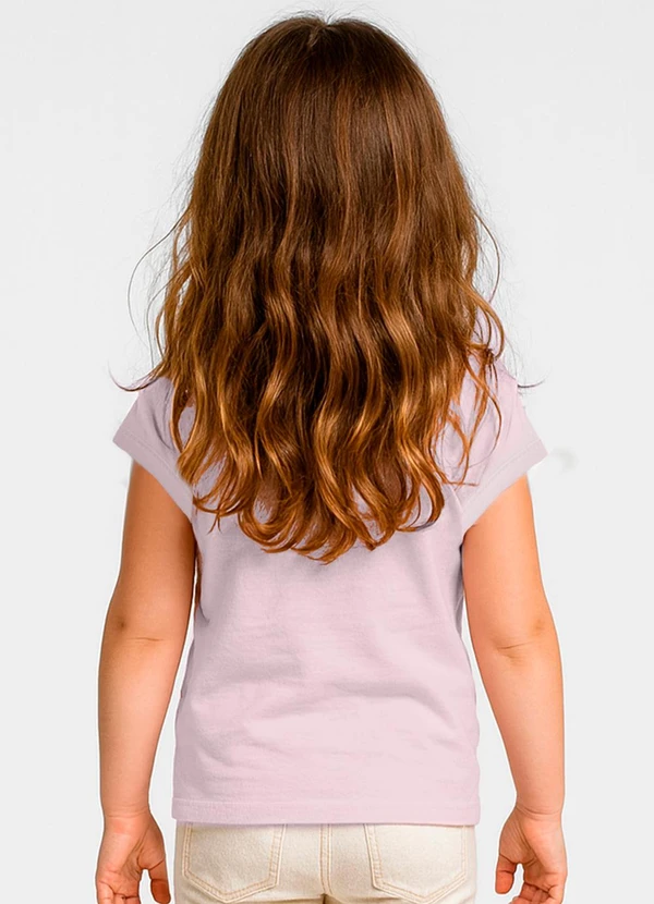 Infinita Cor - Blusa Feminina Infantil Rosa 2