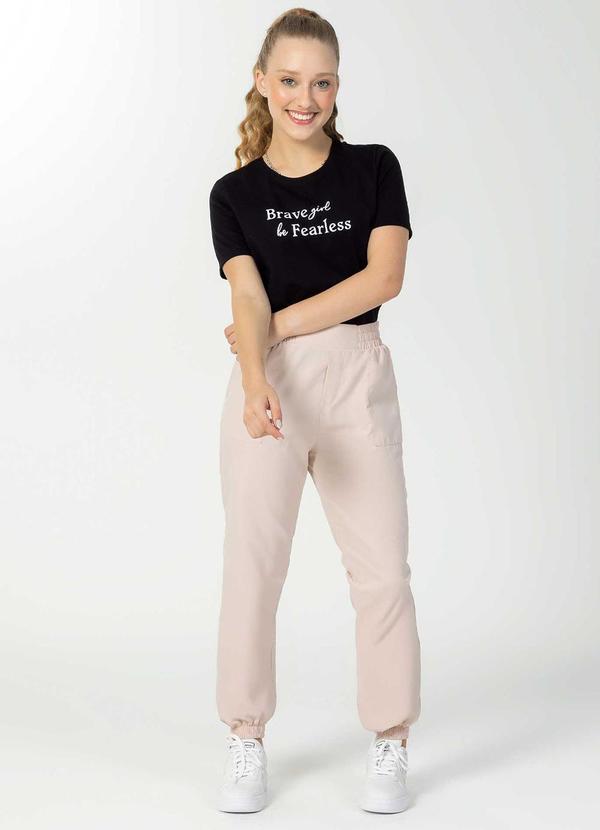 Bjoe - Blusa Feminina Juvenil de Malha Preto 2