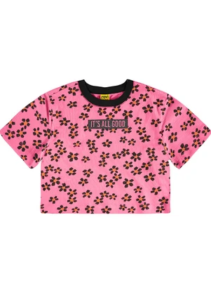 Rovi Kids - Blusa Feminina Malhao Fruit Rosa - ROVI KIDS