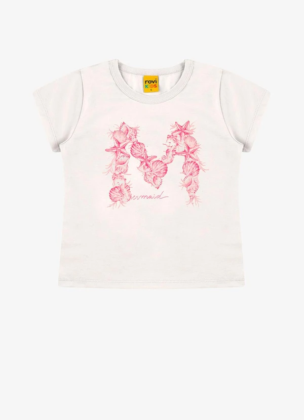 Rovi Kids - Blusa Feminina Meia Malha Bege