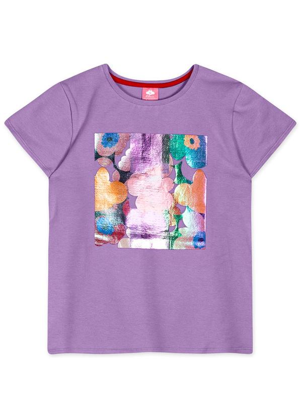 Lilica Ripilica - Blusa Floral Menina Roxo