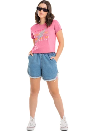 Gloss - Blusa Good Vibes Only Juvenil Rosa - GLOSS
