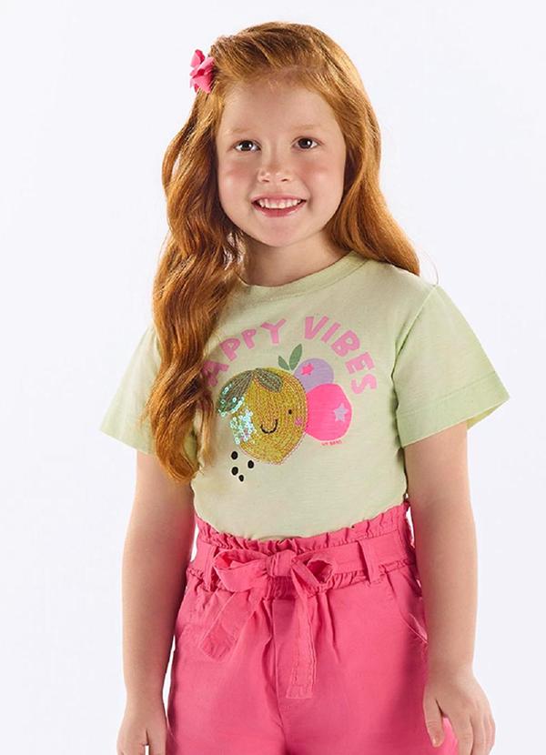 Up Baby - Blusa Infantil Algodão Bordado Verde