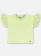 Up Baby - Blusa Infantil Algodão com Babado Verde - variação: Verde