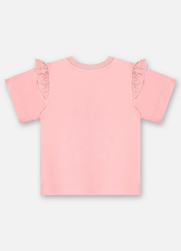 Up Baby - Blusa Infantil Algodão com Strass Rosa 4