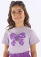 Up Baby - Blusa Infantil Algodão com Strass Roxo - variação: Roxo