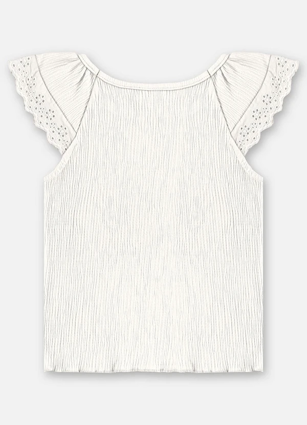 Up Baby - Blusa Infantil Algodão Texturizado Bege 2