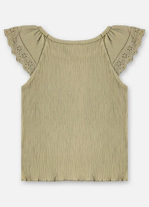 Up Baby - Blusa Infantil Algodão Texturizado Verde - UP BABY