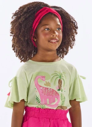 Up Baby - Blusa Infantil Algodão Verde - UP BABY