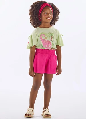 Up Baby - Blusa Infantil Algodão Verde - UP BABY