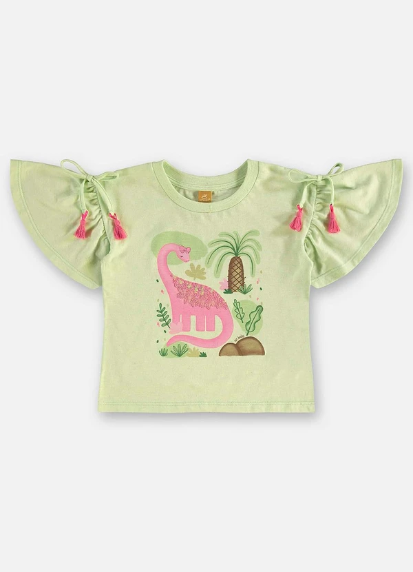 Up Baby - Blusa Infantil Algodão Verde 3