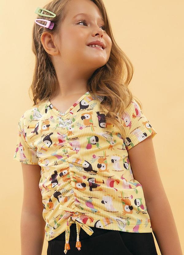 Soft Bonni - Blusa Infantil Amarelo