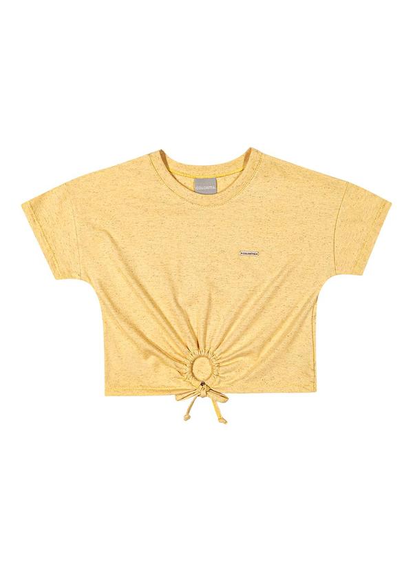 Colorittá - Blusa Infantil  Amarração Colorittá Amarela