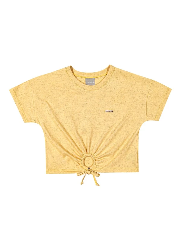 Colorittá - Blusa Infantil  Amarração Colorittá Amarela