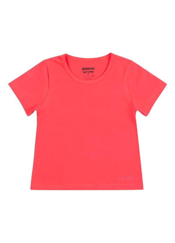 Soft Bonni - Blusa Infantil Básica Cotton Rosa