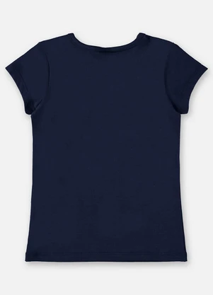 Up Baby - Blusa Infantil Básica em Cotton Azul - UP BABY