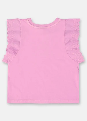 Up Baby - Blusa Infantil Básica em Meia Malha Roxo - UP BABY