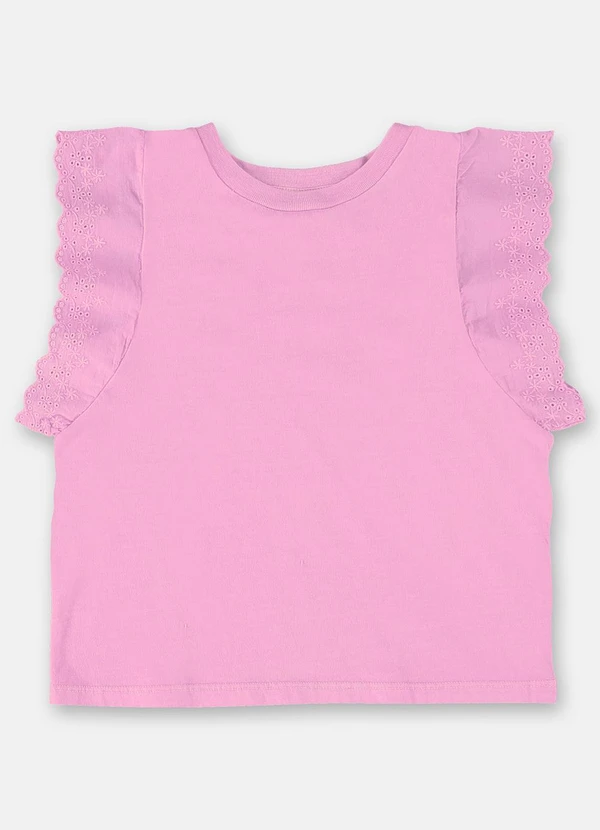 Up Baby - Blusa Infantil Básica em Meia Malha Roxo 1