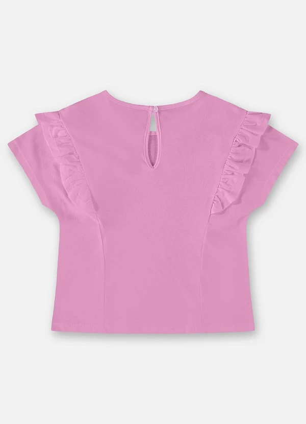 Up Baby - Blusa Infantil Básica em Meia Malha Roxo 2