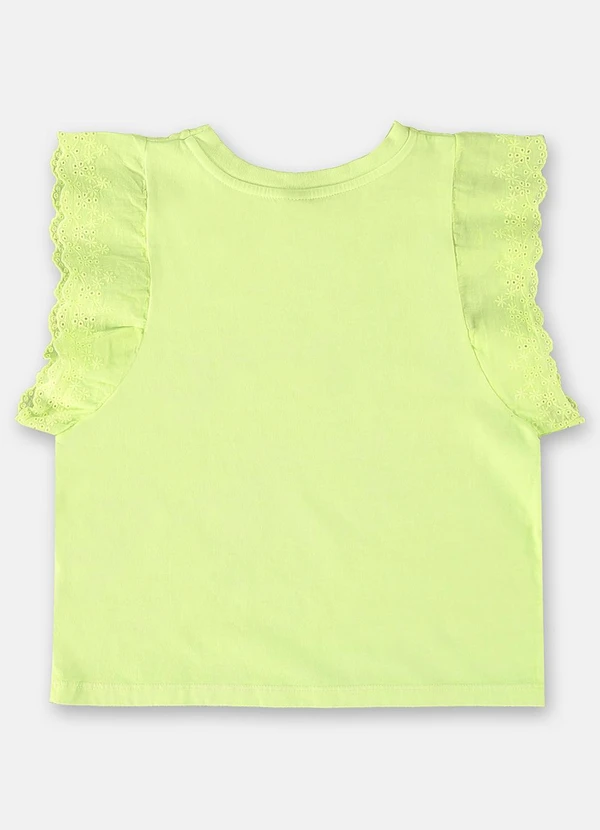 Up Baby - Blusa Infantil Básica Meia Malha Amarelo 2