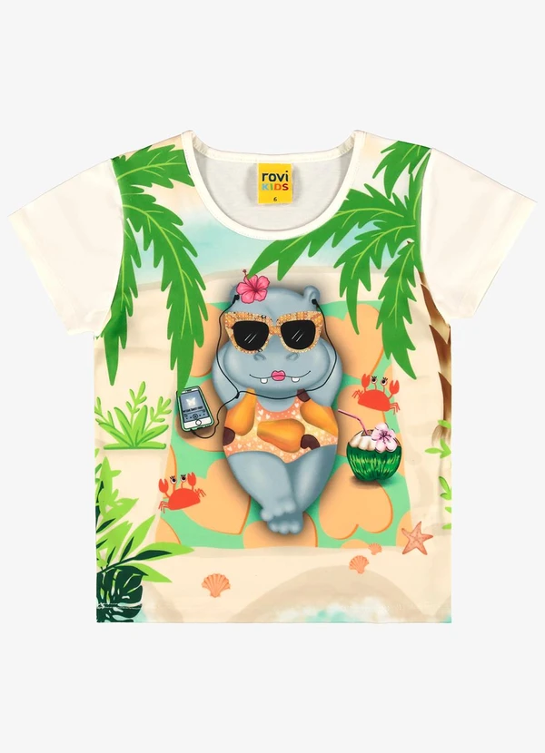 Rovi Kids - Blusa Infantil Bege 5