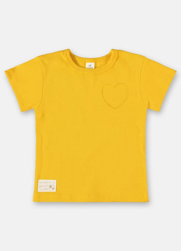 Up Baby - Blusa Infantil Bio Sustentável Amarelo