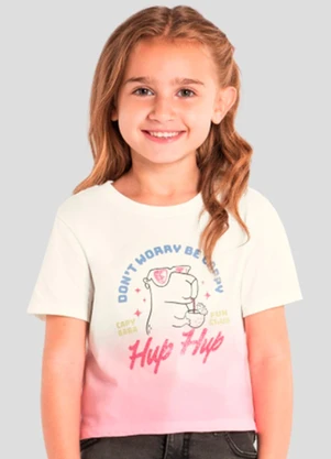 Brandili - Blusa Infantil Brilhante de Capivara Bege - BRANDILI