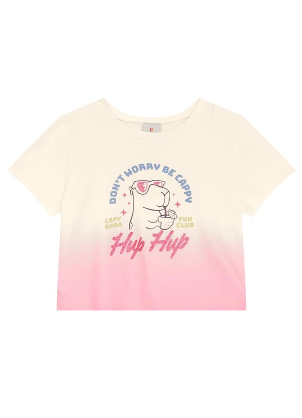 Brandili - Blusa Infantil Brilhante de Capivara Bege 5