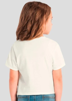 Brandili - Blusa Infantil Brilhante de Capivara Bege - BRANDILI