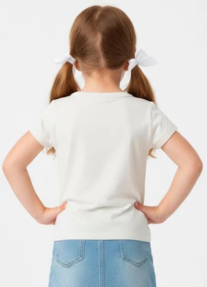 Rovitex - Blusa Infantil com Estampa Bege - ROVITEX