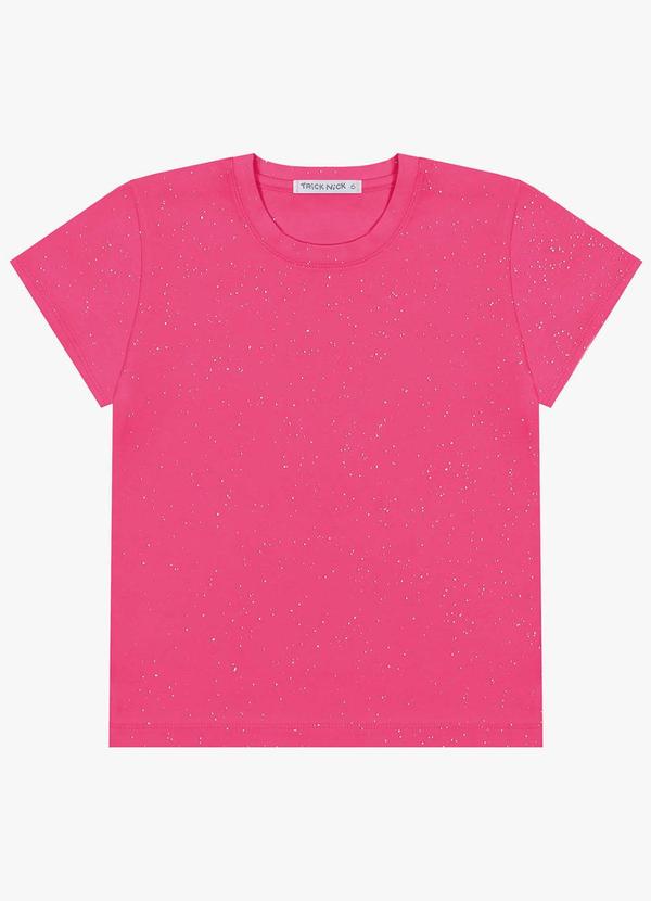 Trick Nick - Blusa Infantil com Glitter Rosa