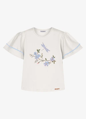 Trick Nick - Blusa Infantil Cotton com EstampaBege - TRICK NICK