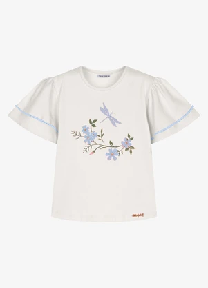 Trick Nick - Blusa Infantil Cotton com EstampaBege - TRICK NICK