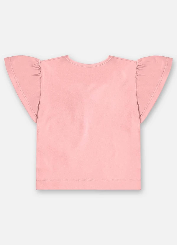 Up Baby - Blusa Infantil Cotton com Laço Rosa 4