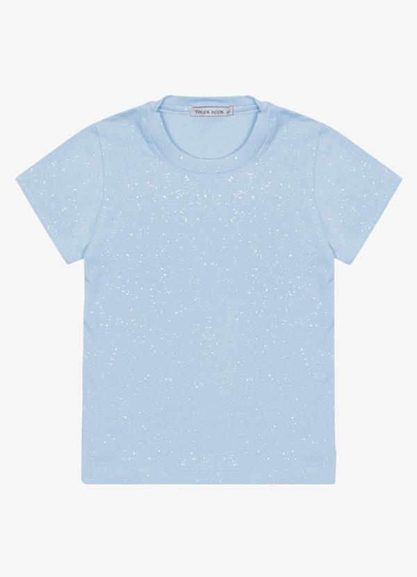 Trick Nick - Blusa Infantil Cotton Glitter Azul