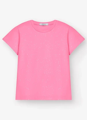 Trick Nick - Blusa Infantil Cotton Glitter Rosa - TRICK NICK