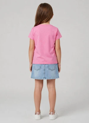 Trick Nick - Blusa Infantil Cotton Glitter Rosa - TRICK NICK