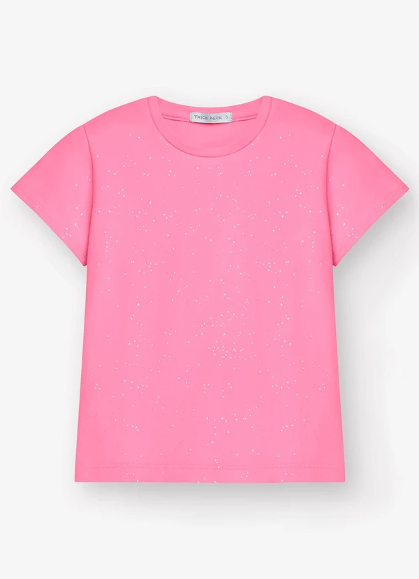 Trick Nick - Blusa Infantil Cotton Glitter Rosa 1