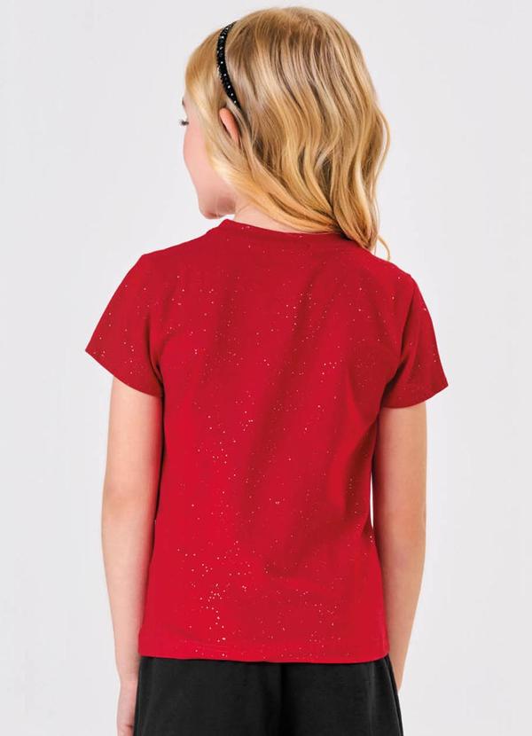 Trick Nick - Blusa Infantil Cotton Glitter Vermelho 2