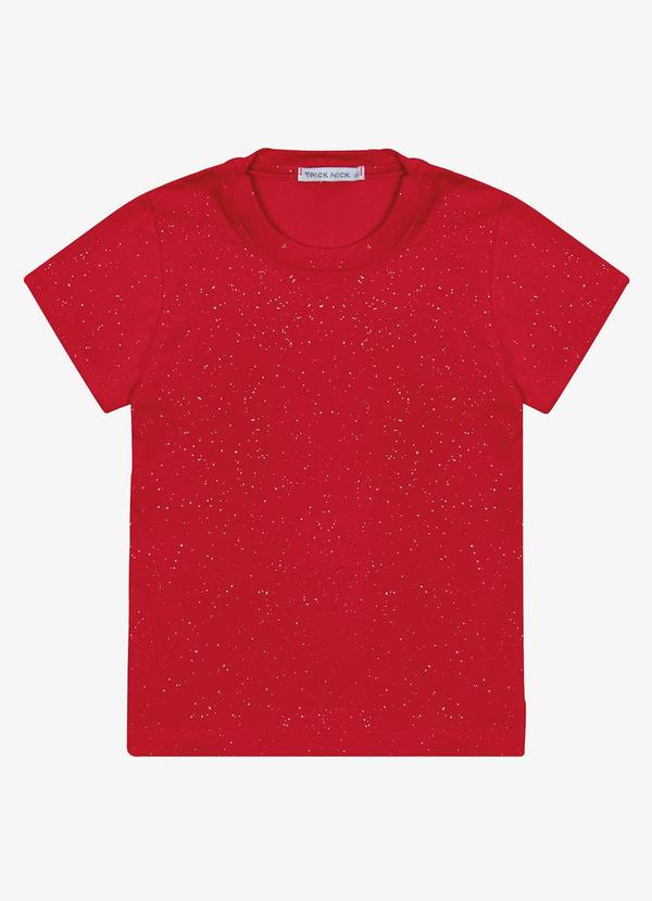 Trick Nick - Blusa Infantil Cotton Glitter Vermelho 5