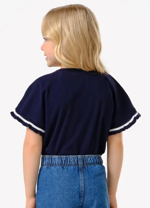 Trick Nick - Blusa Infantil Cotton Leve com Estampa Azul - TRICK NICK