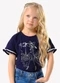 Trick Nick - Blusa Infantil Cotton Leve com Estampa Azul - variação: Azul
