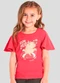 Brandili - Blusa Infantil de Capivara com Strass Vermelho - variação: Vermelho
