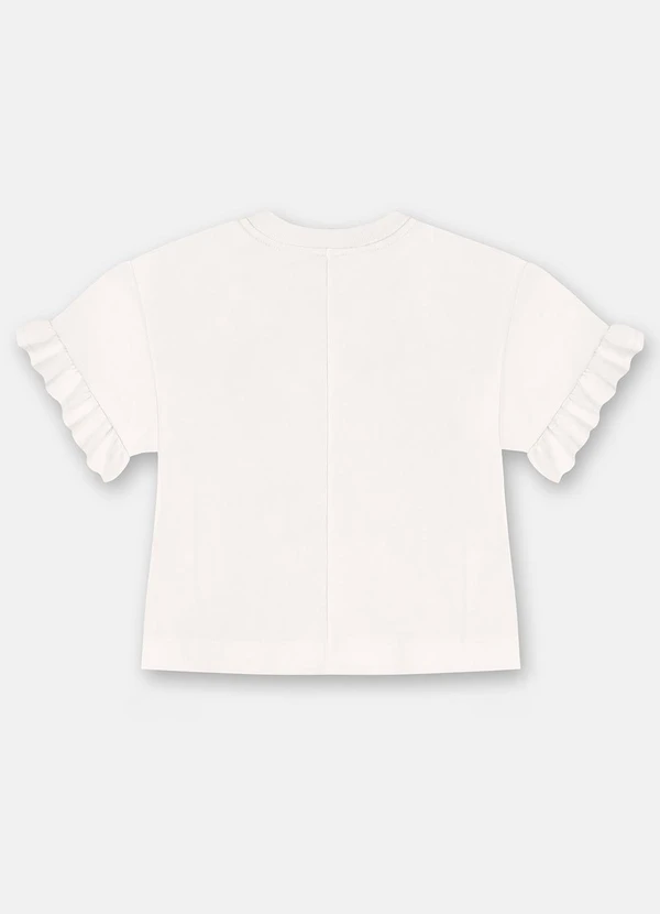 Up Baby - Blusa Infantil em Algodão Branco 4
