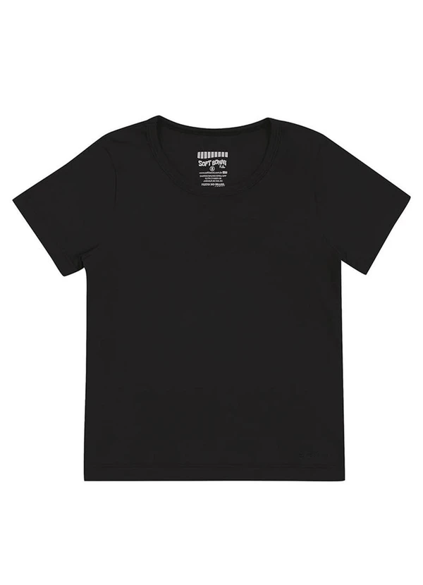 Soft Bonni - Blusa Infantil em Cotton Preto 3