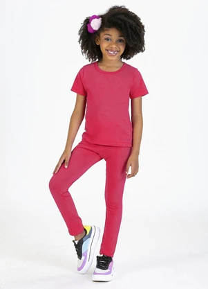 Soft Bonni - Blusa Infantil em Cotton Rosa - SOFT BONNI