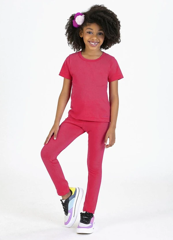 Soft Bonni - Blusa Infantil em Cotton Rosa 2