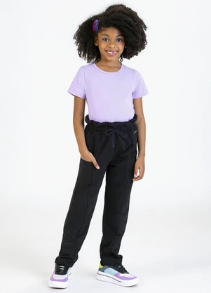 Soft Bonni - Blusa Infantil em Cotton Roxo - SOFT BONNI