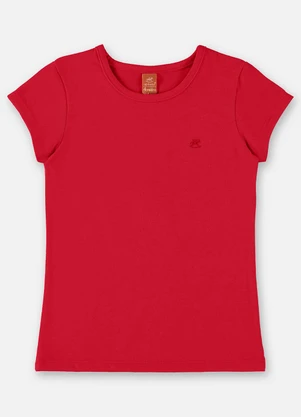 Up Baby - Blusa Infantil em Cotton Vermelho - UP BABY